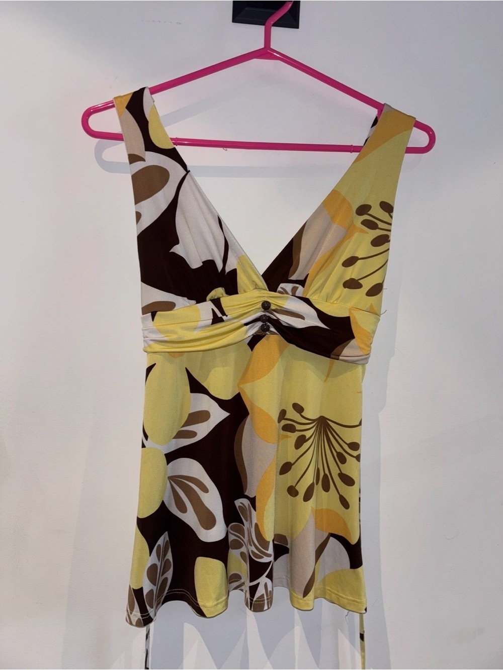 Yellow Floral Top